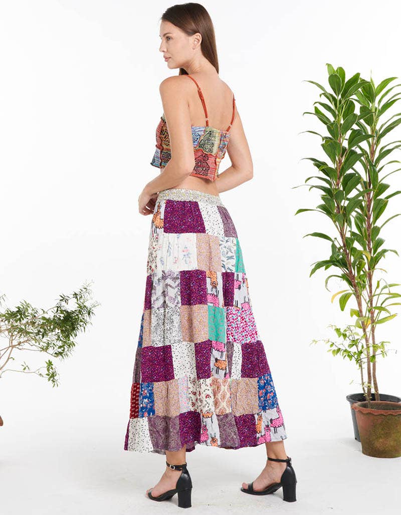 WOMENS CLOTHING-COTTON SKIRT (KT-1493)