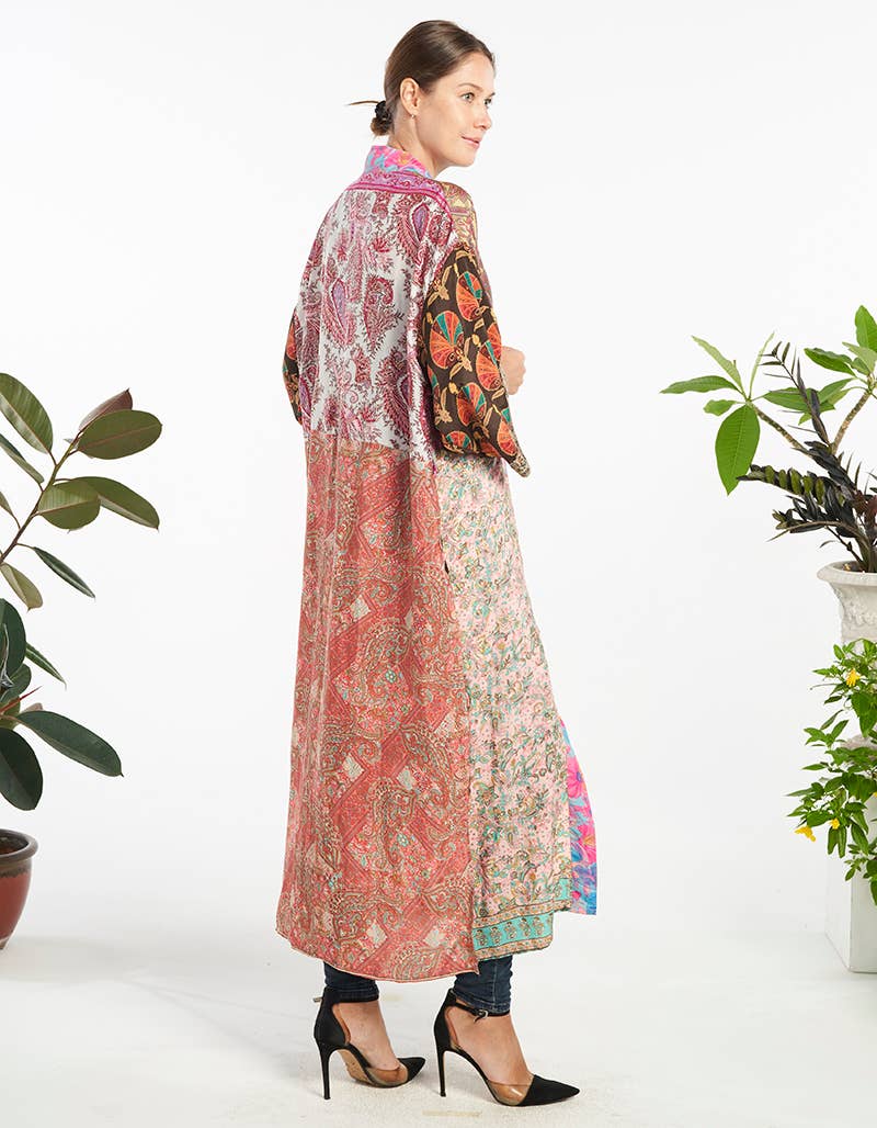 WOMENS CLOTHING - POLYSILK KIMONO (KT-1516)