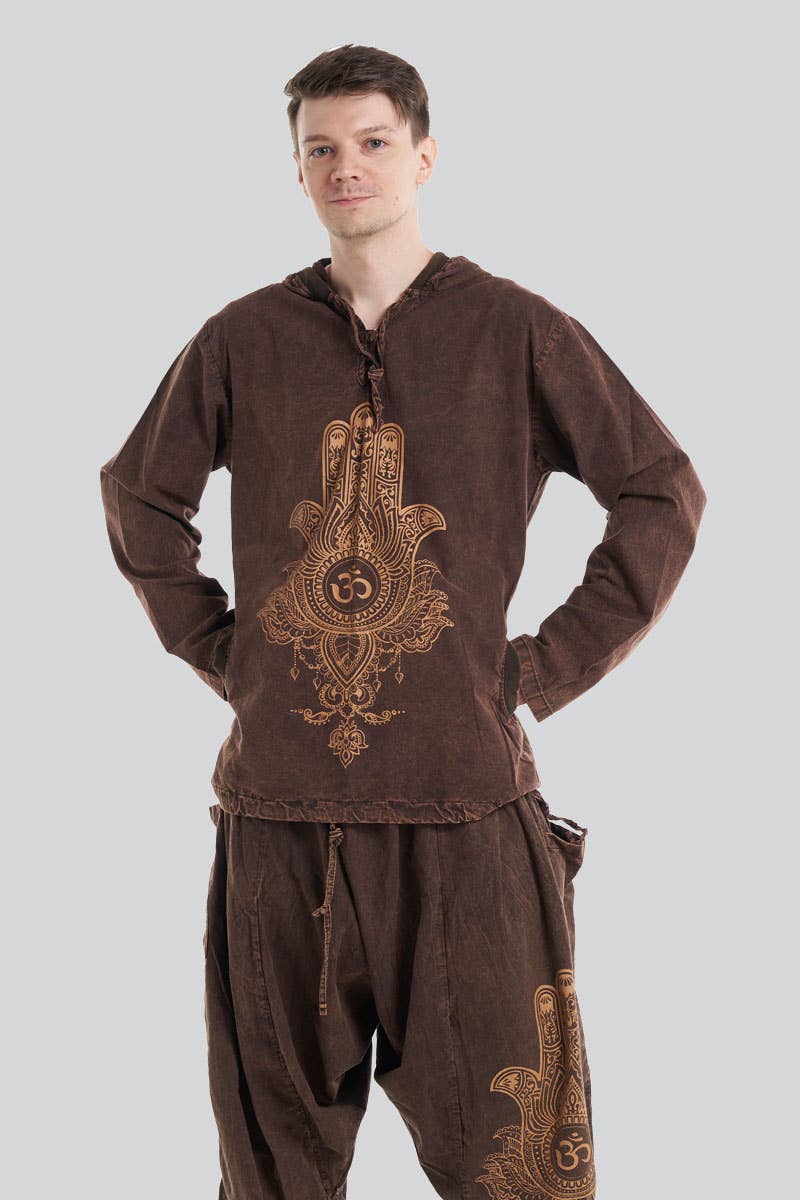 Unisex Hamsa Hand Hoodie (TH-1434PK)