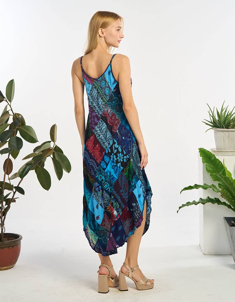 WOMENS CLOTHING-RAYON DRESS (TH-1991)