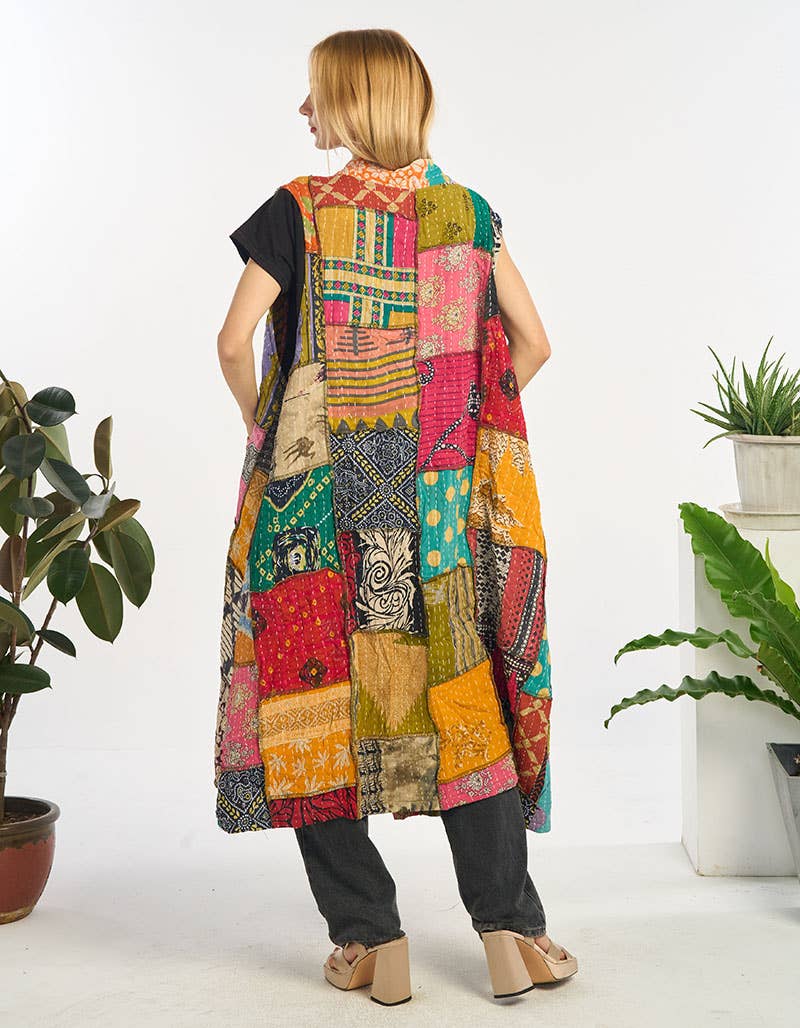 WOMENS CLOTHING-COTTON KIMONO (KT-1581)