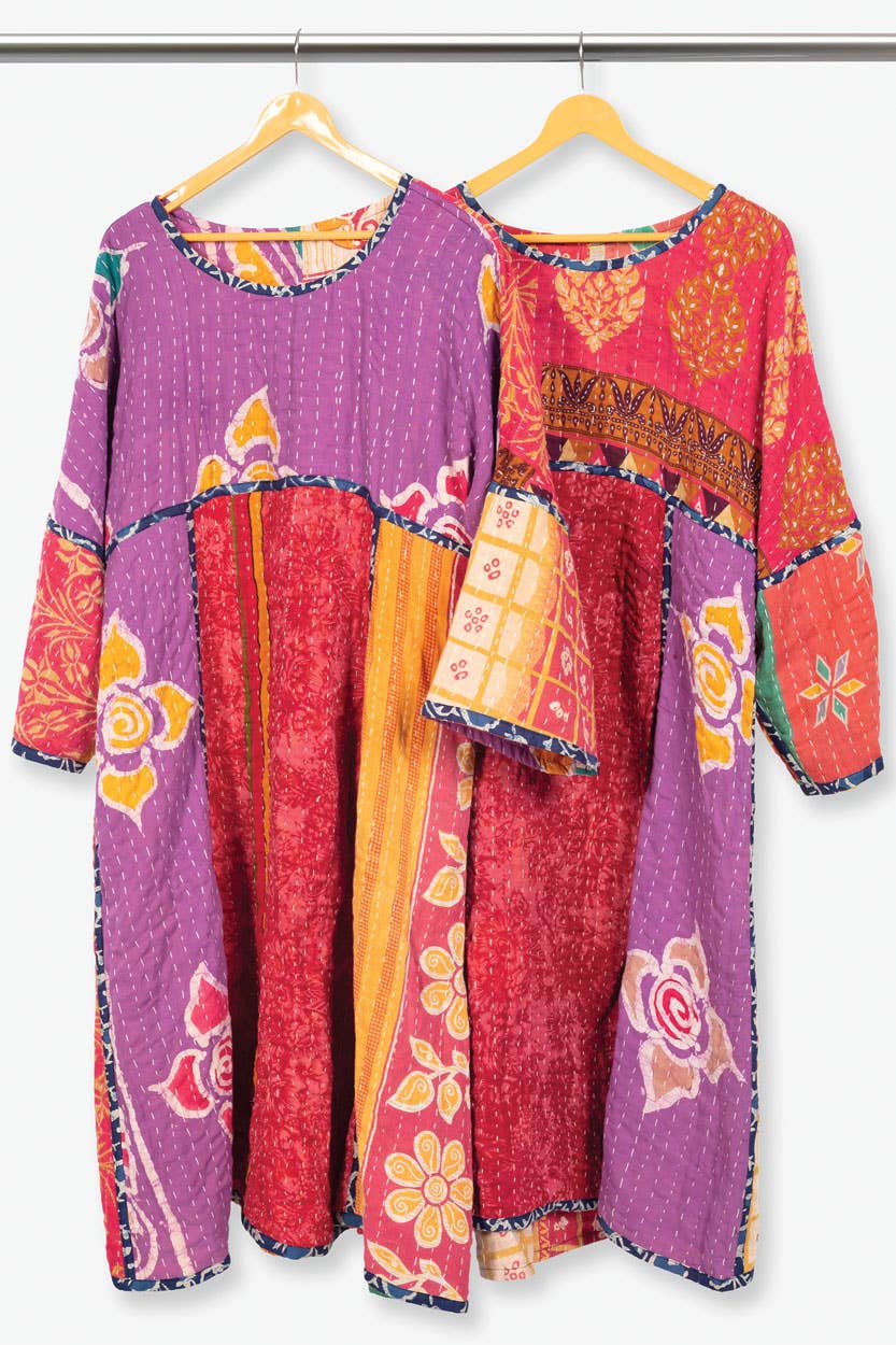 Reversible Kantha Sari Dress