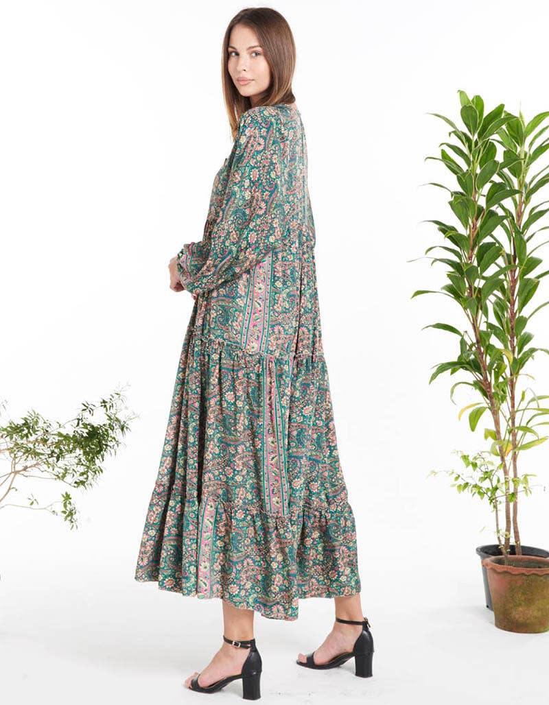 WOMENS CLOTHING - POLYSILK DRESS (KT-1468)