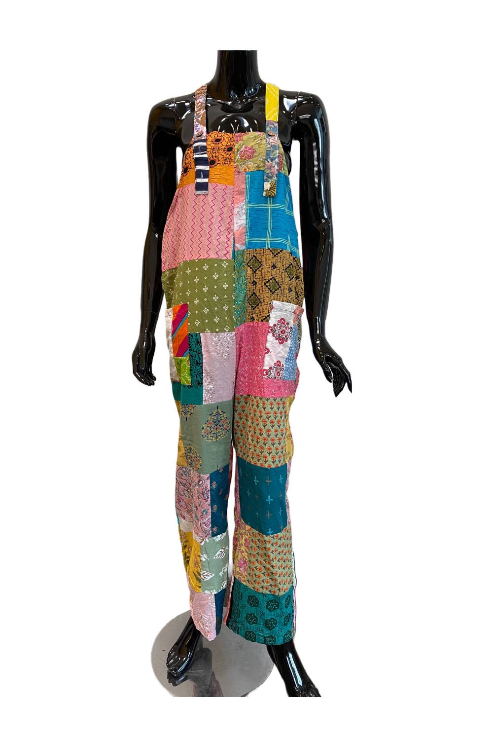 Multipatch Cotton Jumpsuit (KT-1429)