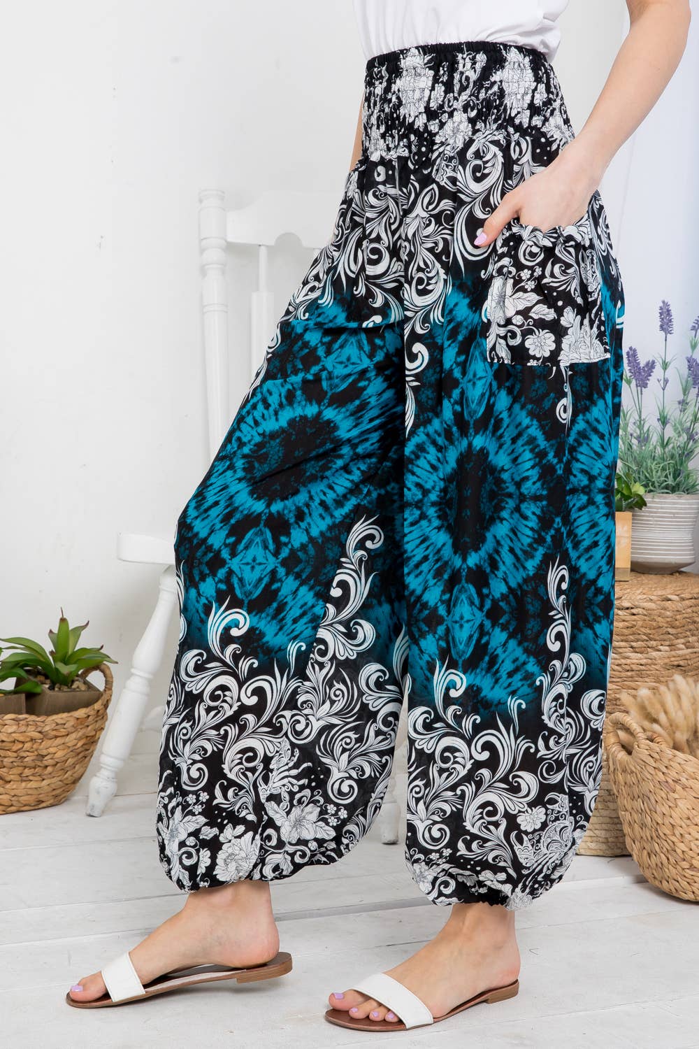 Smocked Pants (TH-1644)