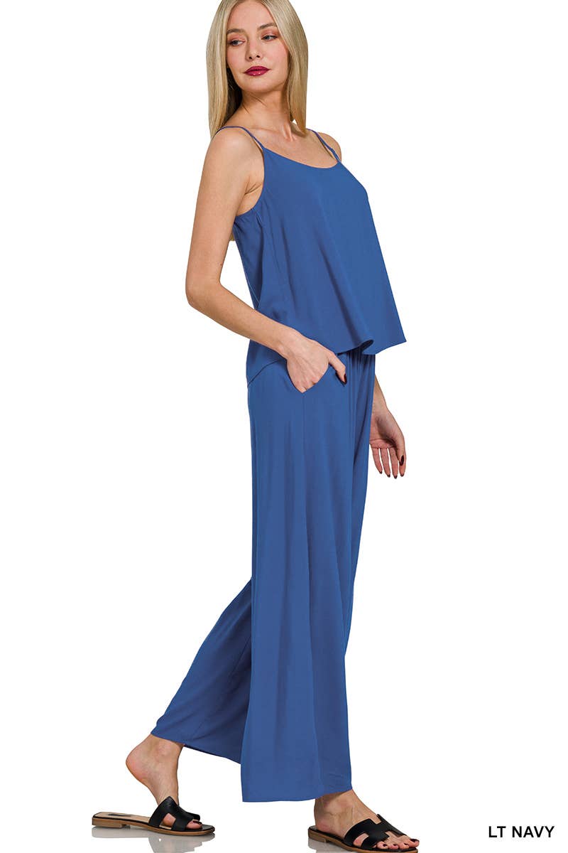 0802 Rayon Cami & Pants 2pc Set SI-27443