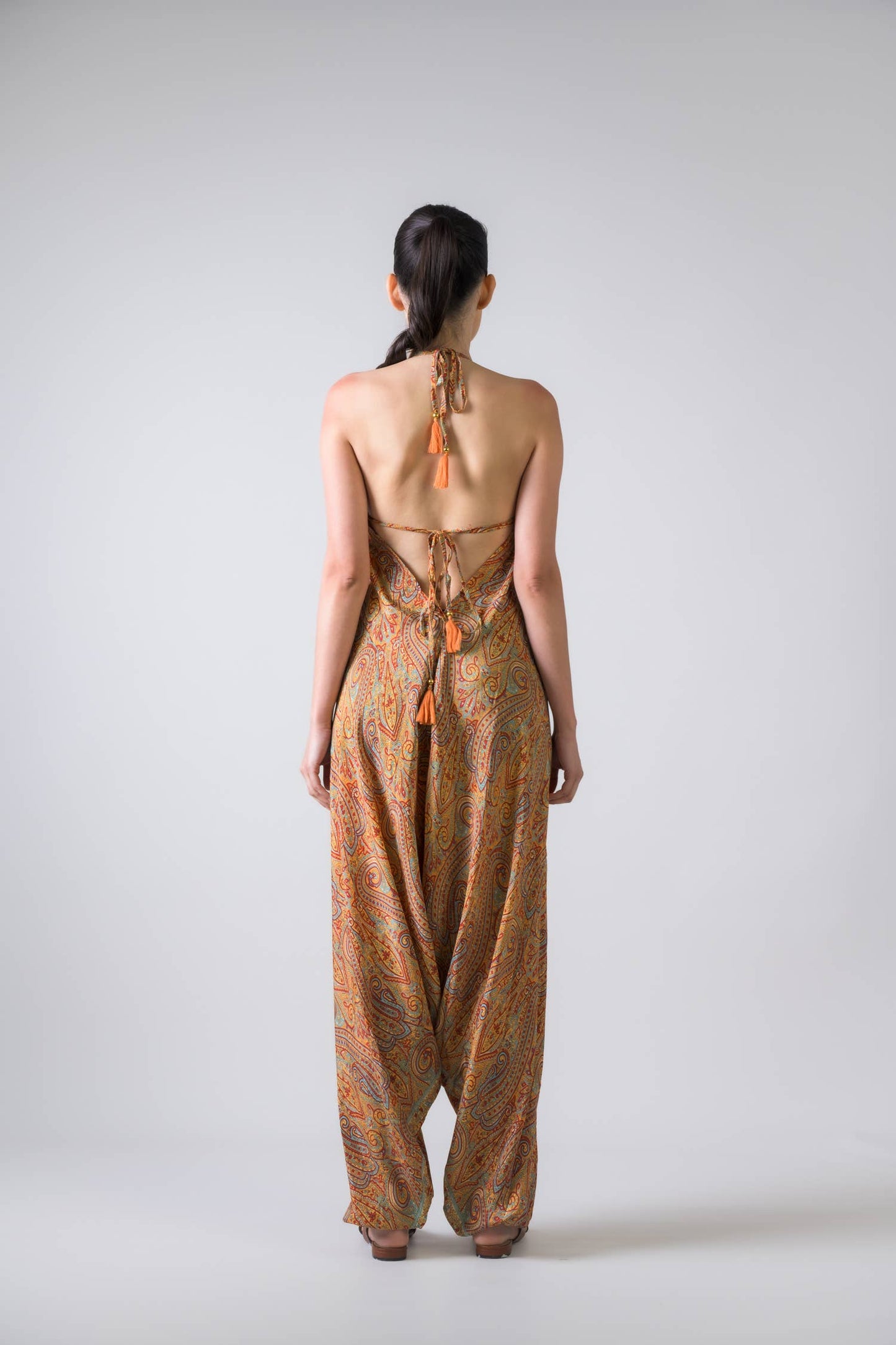 Rhea Boho Print Harem Jumpsuit