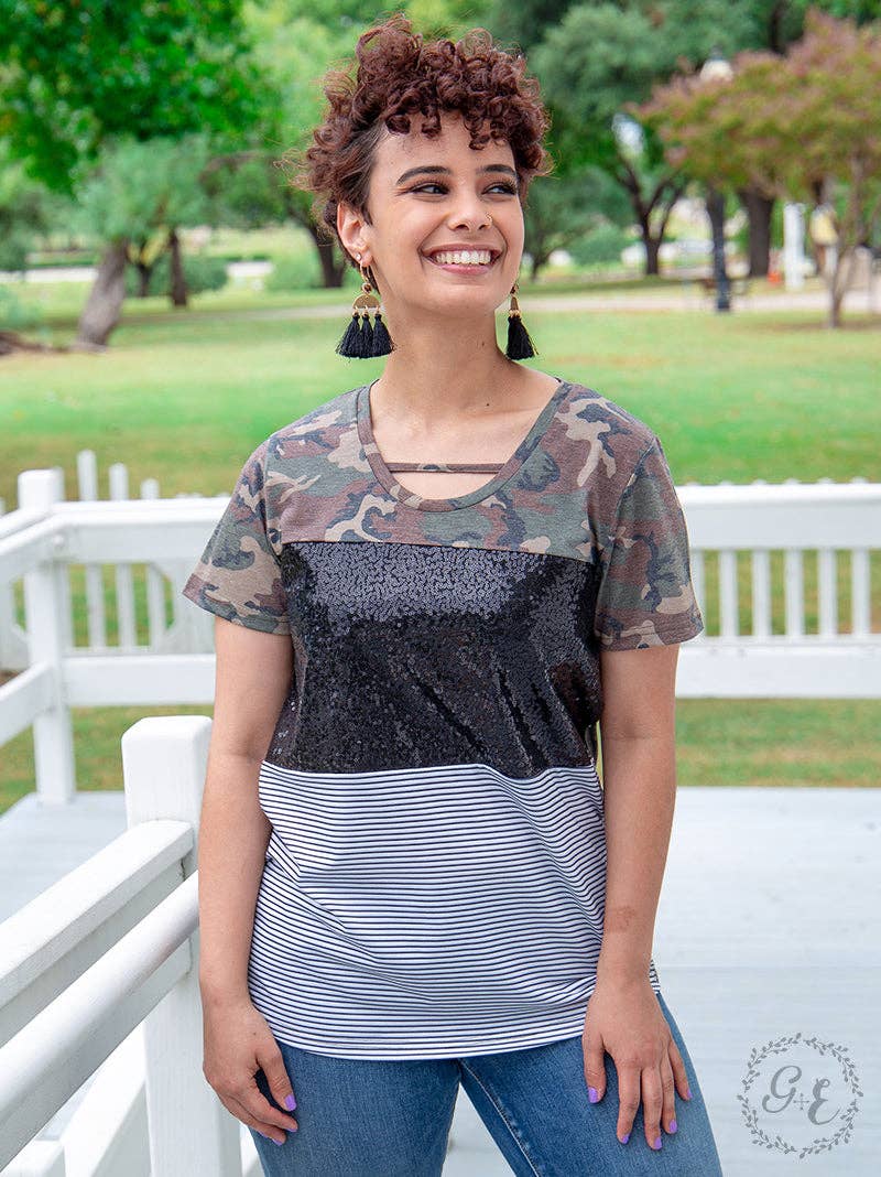You Can't See Me, Camo and Black Sequin