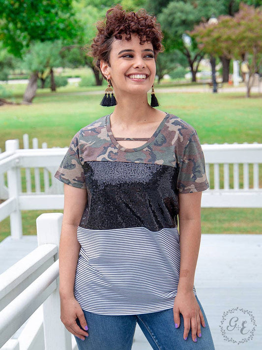 You Can't See Me, Camo and Black Sequin