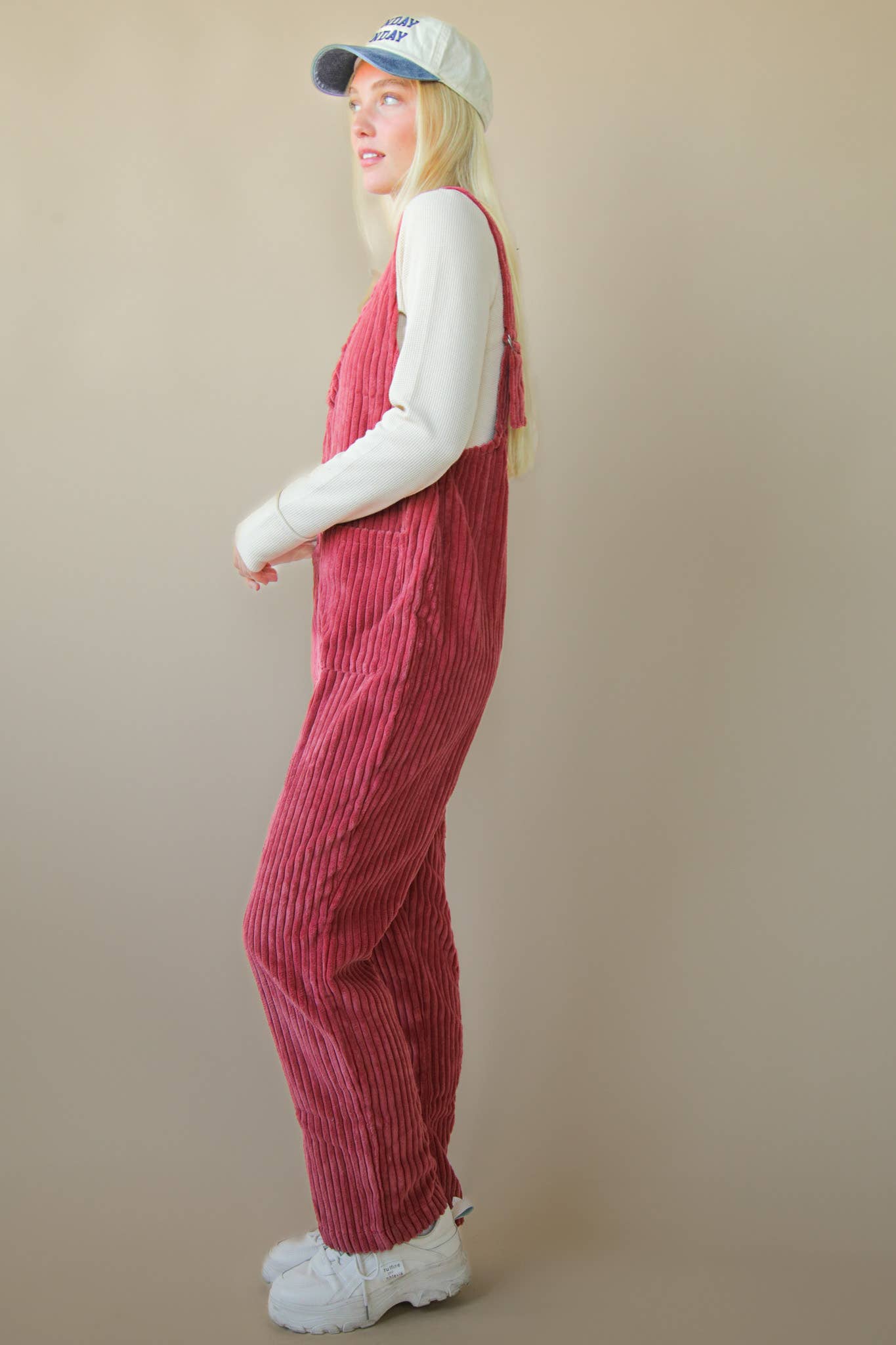 NP70513-Cozy Soft Corduroy Jumpsuits