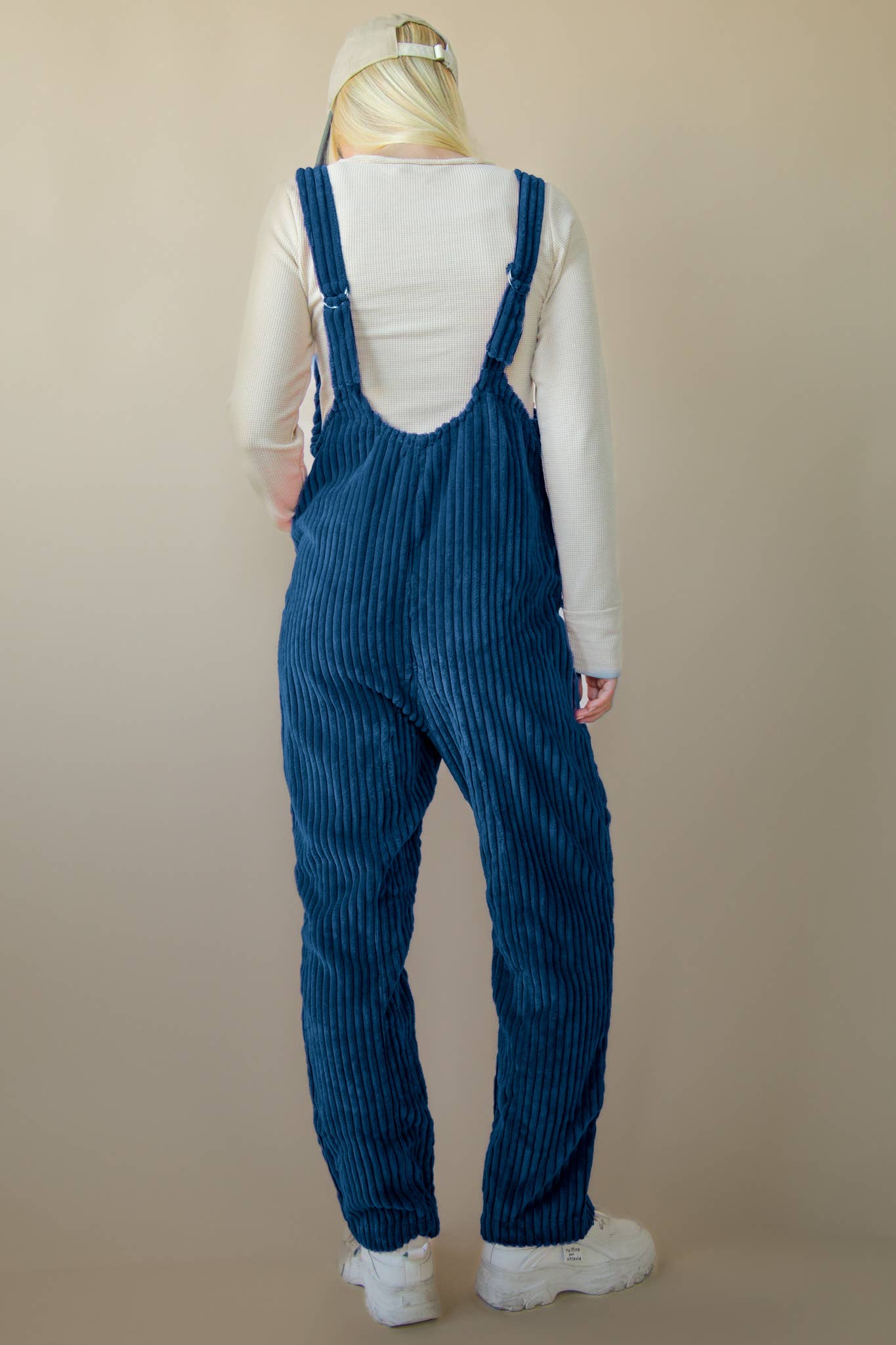 NP70513-Cozy Soft Corduroy Jumpsuits