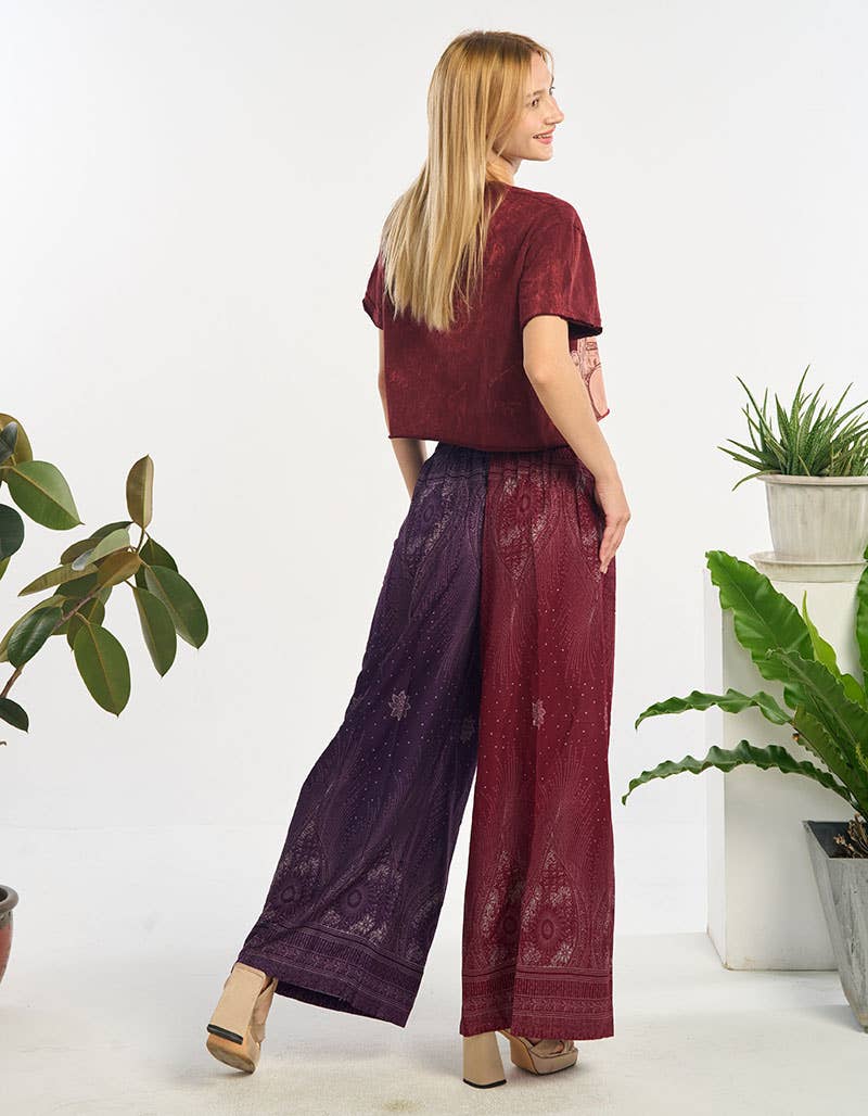 WOMENS CLOTHING-RAYON PANT (TH-1996)
