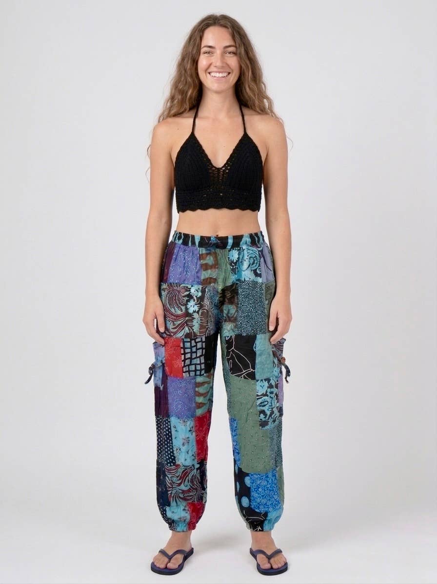 Dyed Patch Pant