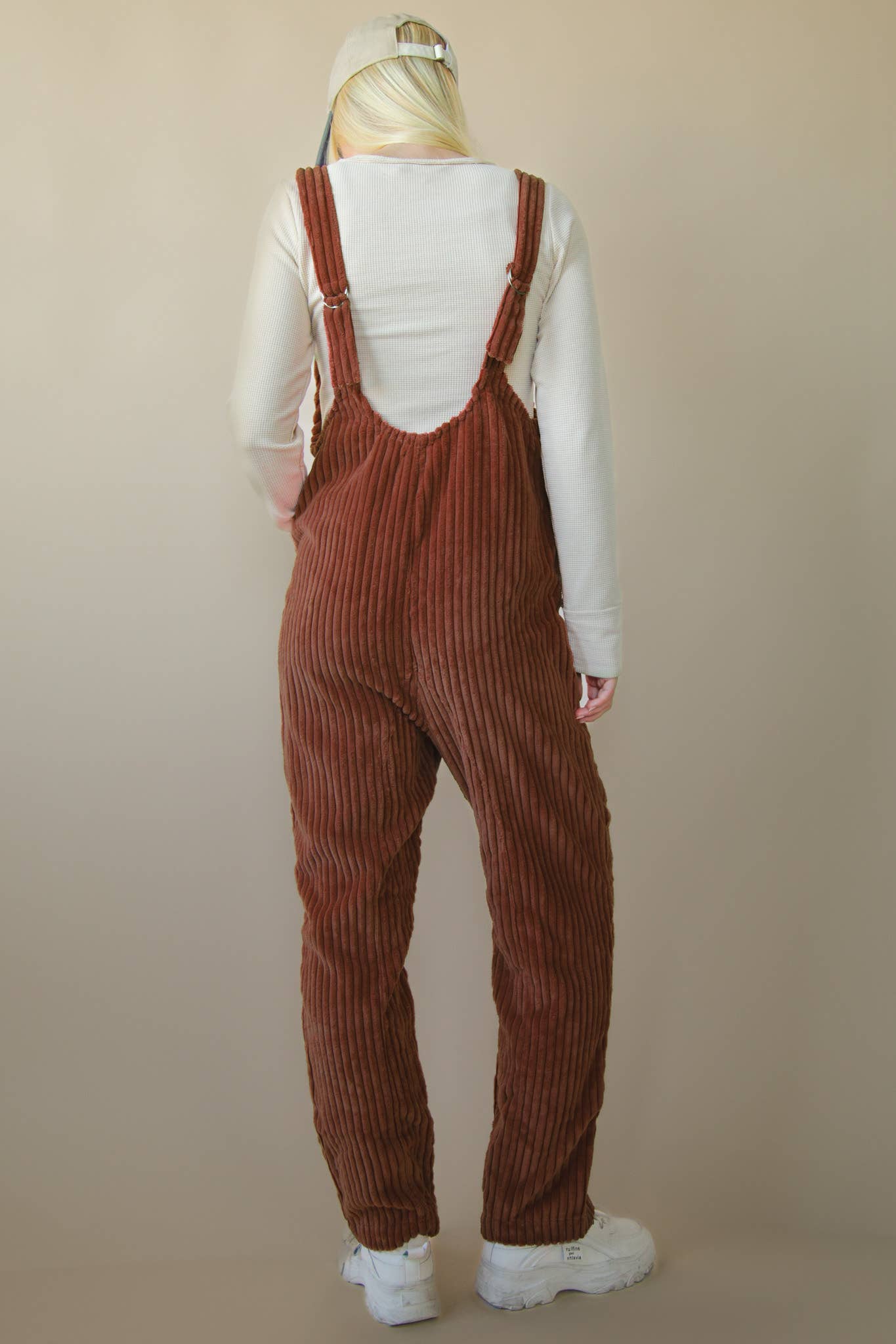 NP70513-Cozy Soft Corduroy Jumpsuits