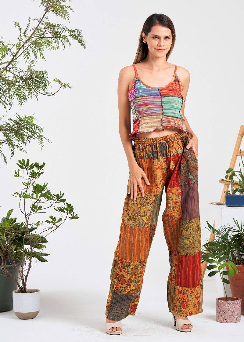 Shroom patch straight pants (KT-1412)