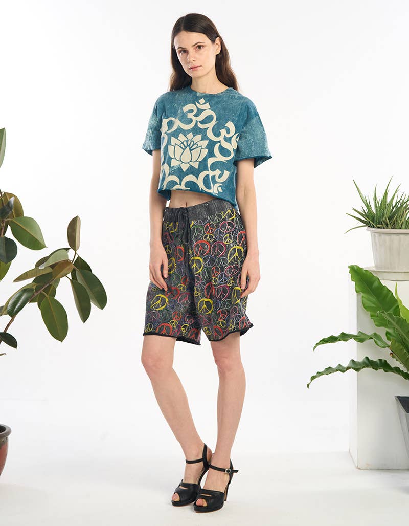 WOMENS CLOTHING-COTTON CROP TOP  (TH-1974)
