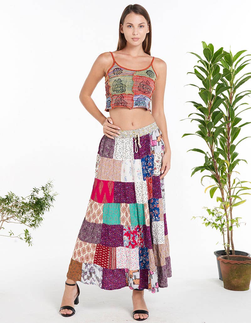 WOMENS CLOTHING-COTTON SKIRT (KT-1493)