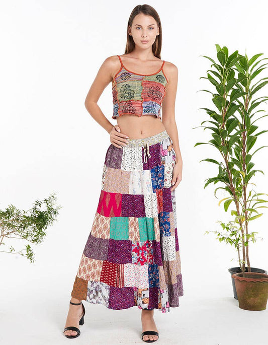 WOMENS CLOTHING-COTTON SKIRT (KT-1493)