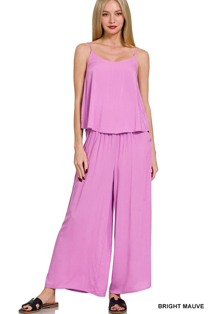 0802 Rayon Cami & Pants 2pc Set SI-27443