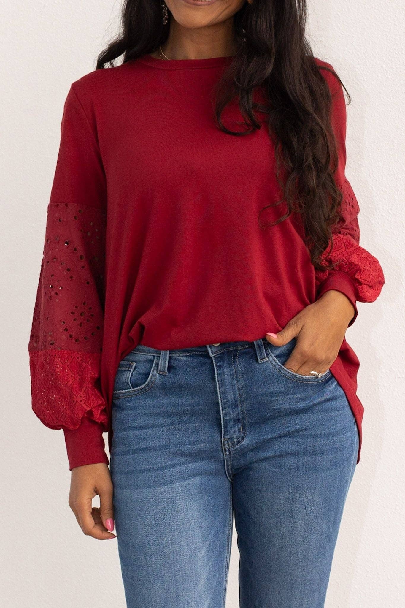 Rare Beauty Long Sleeve Top