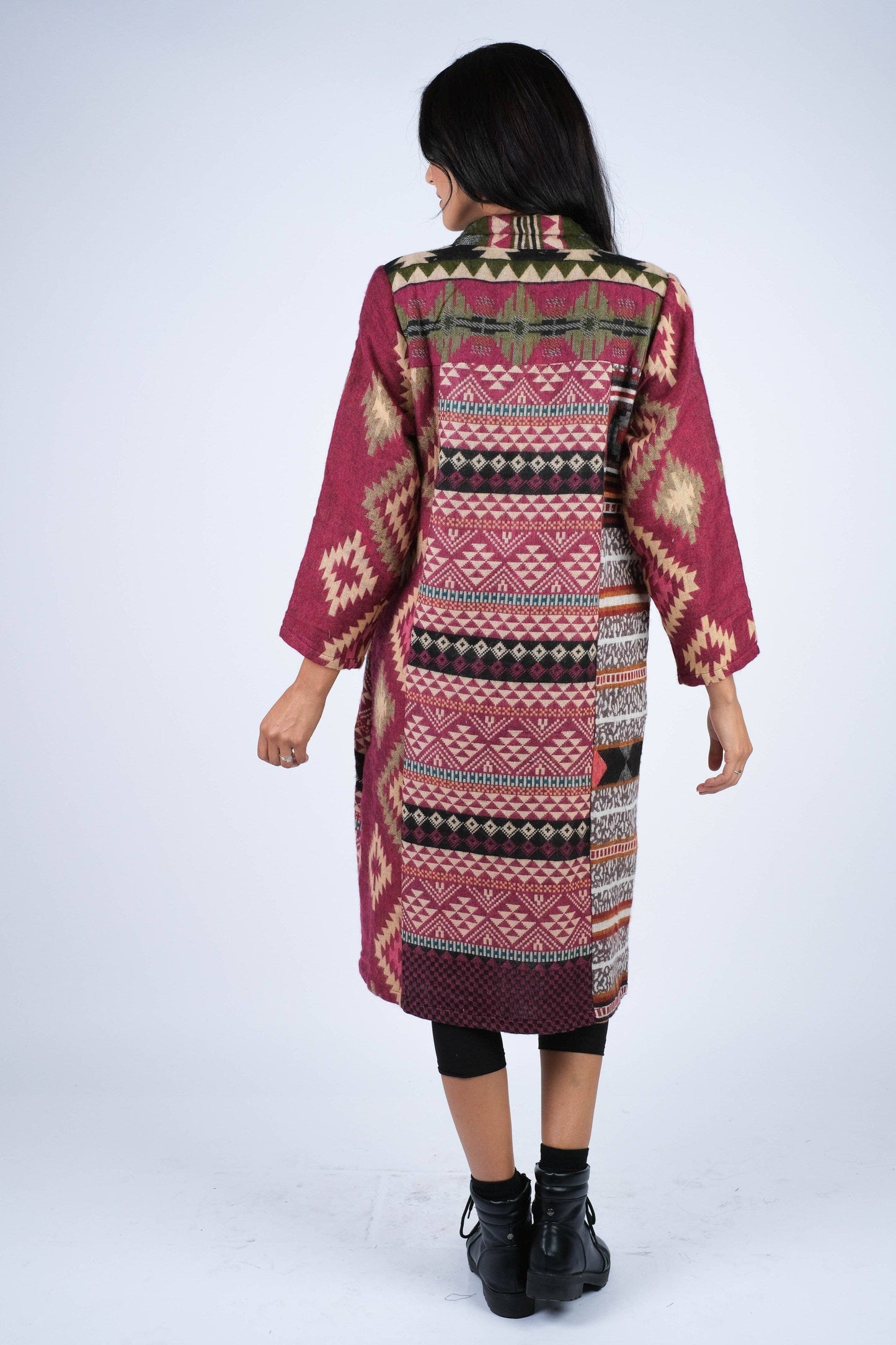Southwester Patchwork Open Front Jacket