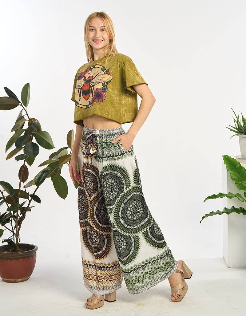 WOMENS CLOTHING-RAYON PANT (TH-1995)