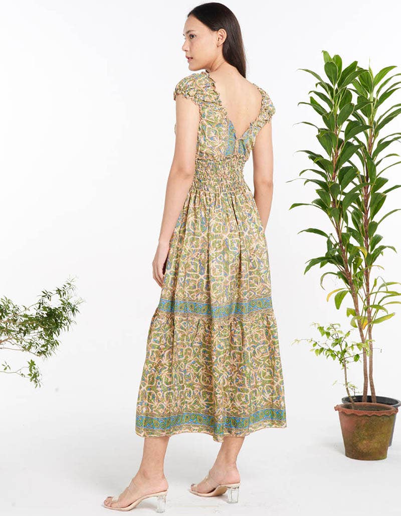 WOMENS CLOTHING - POLYSILK DRESS  (KT-1465)