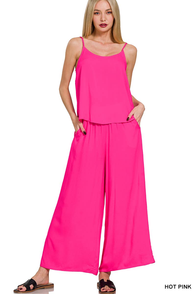 0802 Rayon Cami & Pants 2pc Set SI-27443