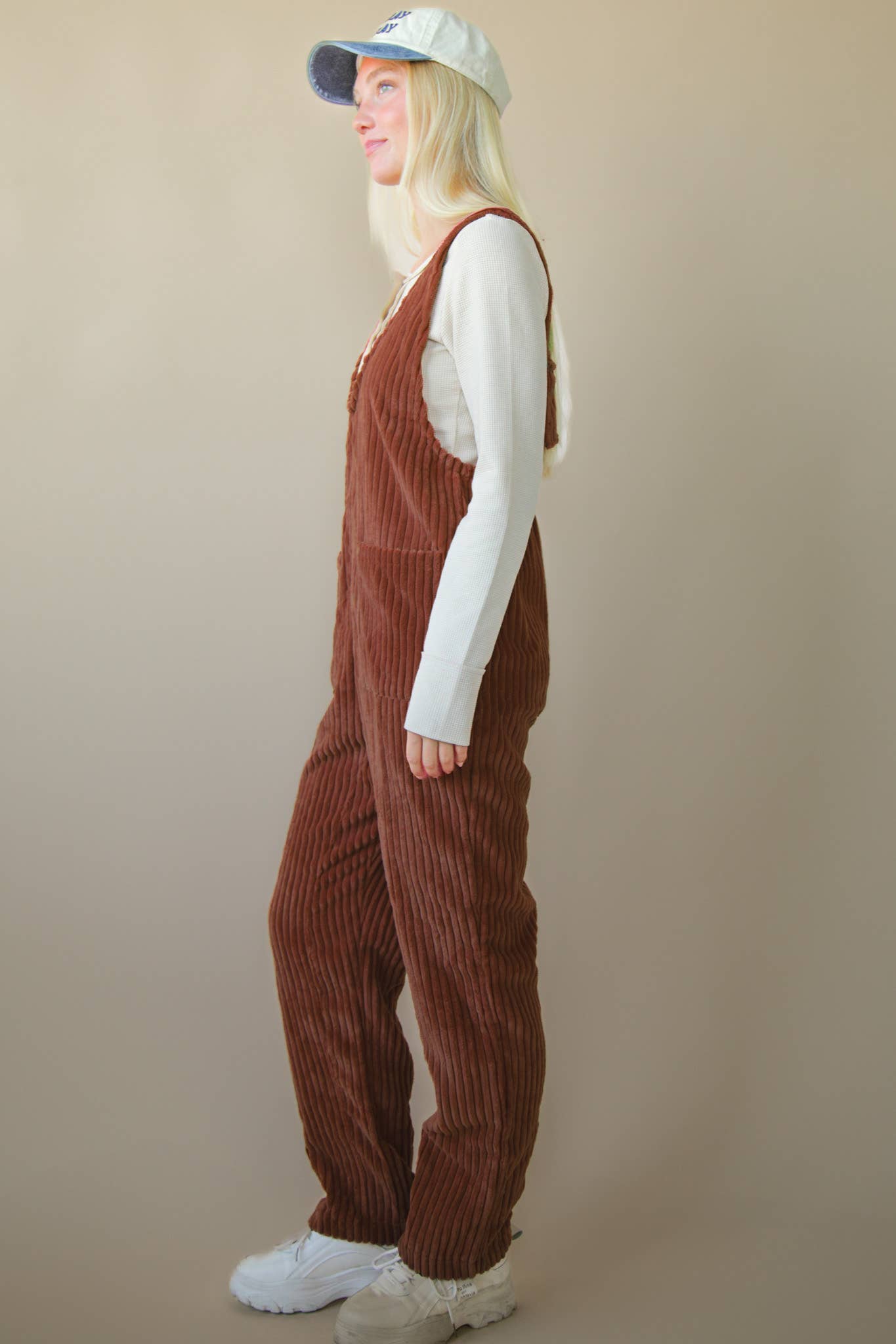 NP70513-Cozy Soft Corduroy Jumpsuits