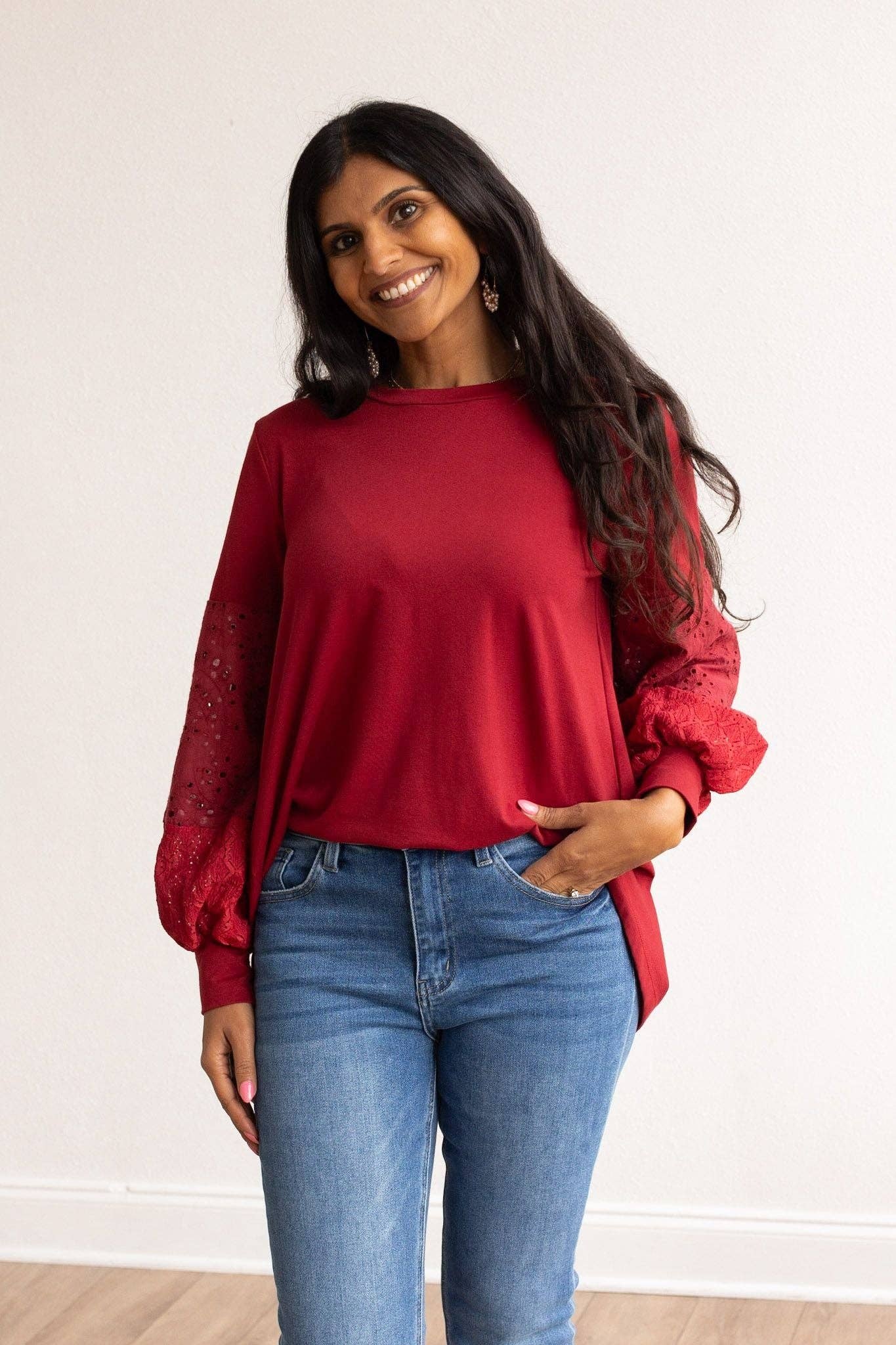 Rare Beauty Long Sleeve Top