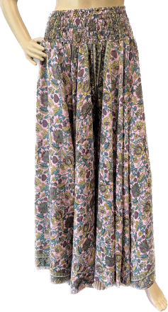 Silk Pants with Flare