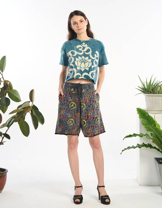 WOMENS CLOTHING-COTTON CROP TOP  (TH-1974)