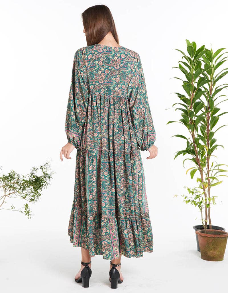 WOMENS CLOTHING - POLYSILK DRESS (KT-1468)