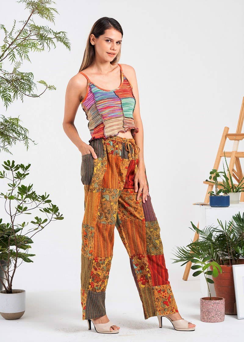 Shroom patch straight pants (KT-1412)