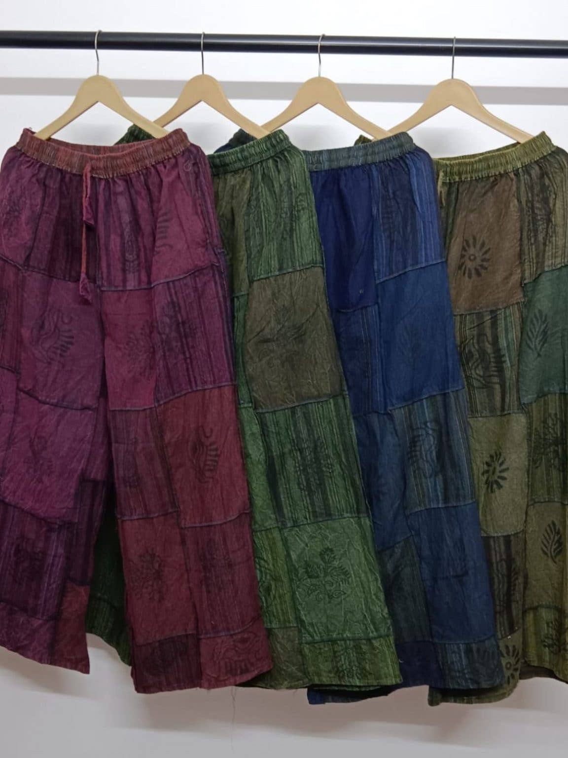 Women's Two Piece Deep V Neck Wrap Top & Wide Leg Pant Set