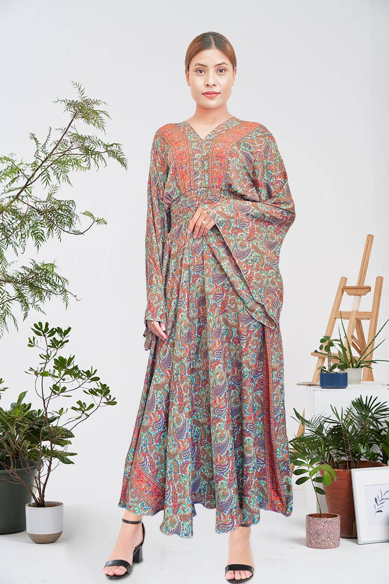 WOMENS CLOTHING - POLYSILK DRESS (KT-1469)