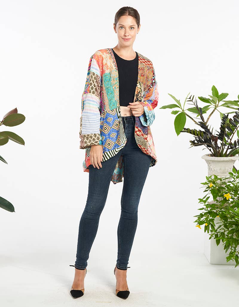 WOMENS CLOTHING -  POLYSILK JACKET (KT-1521)