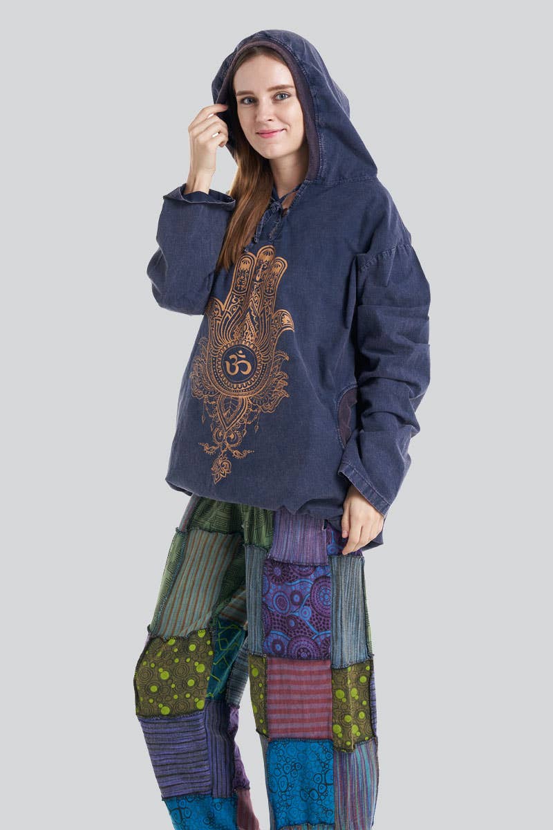 Unisex Hamsa Hand Hoodie (TH-1434PK)