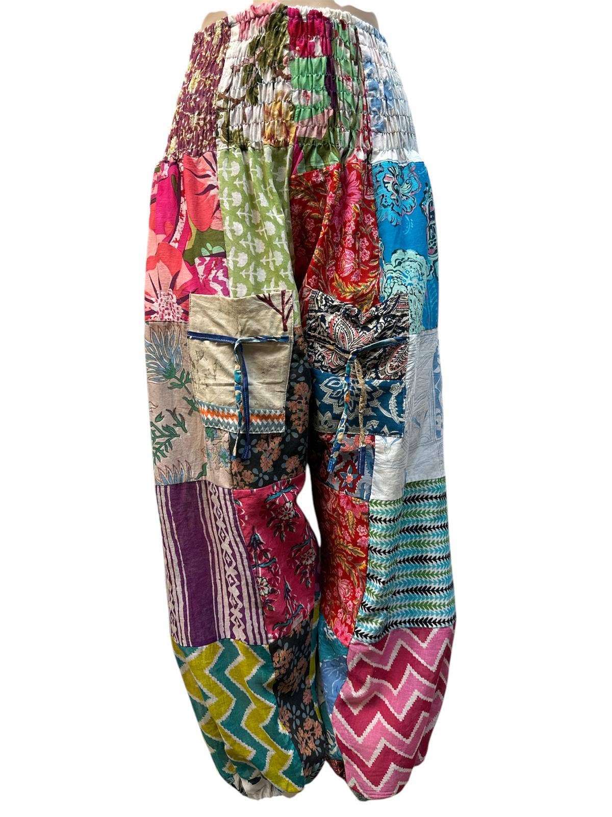 Patchwork  Bobin Elastic Festival Pant MB26