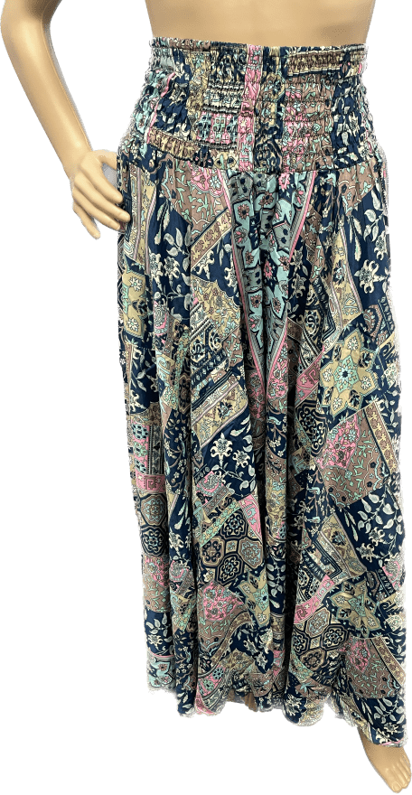 Silk Pants with Flare
