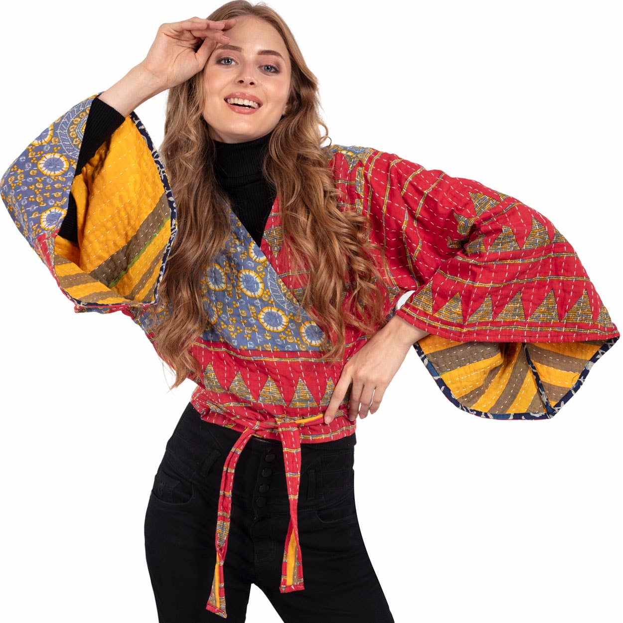 Reversible Kantha Butterfly Top