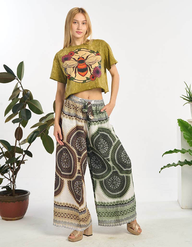 WOMENS CLOTHING-RAYON PANT (TH-1995)