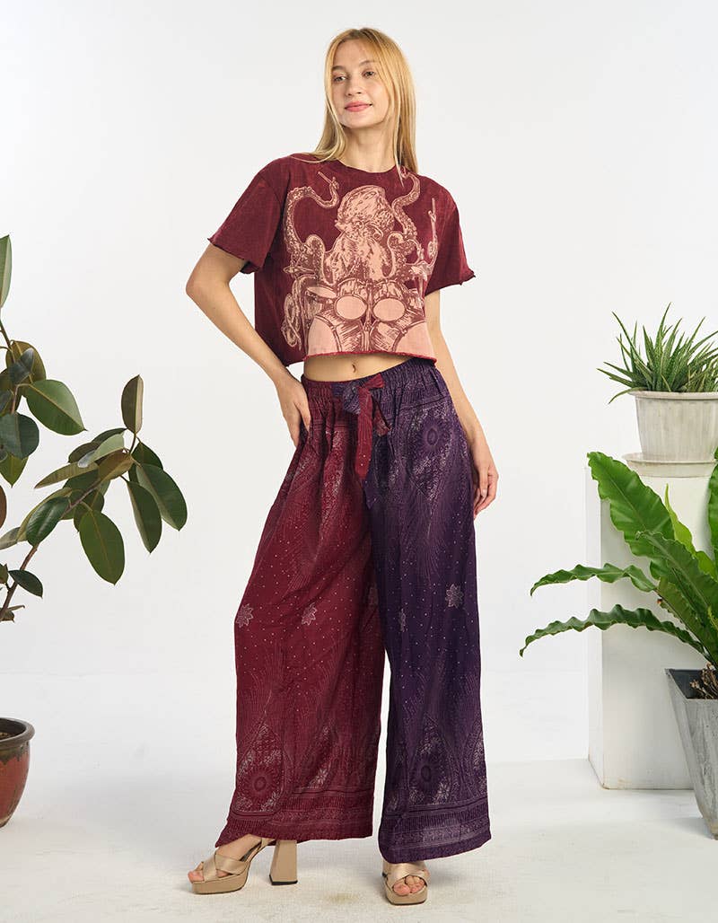 WOMENS CLOTHING-RAYON PANT (TH-1996)
