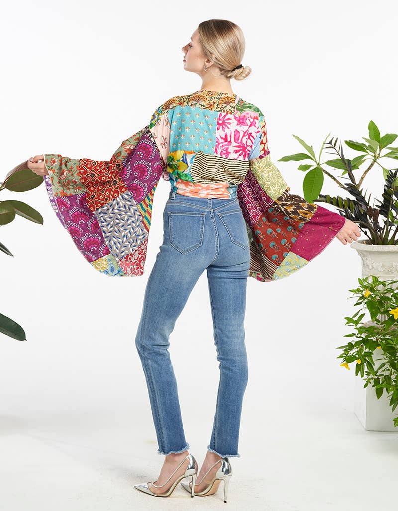 WOMENS CLOTHING-COTTON CROP TOPS (KT-1520)