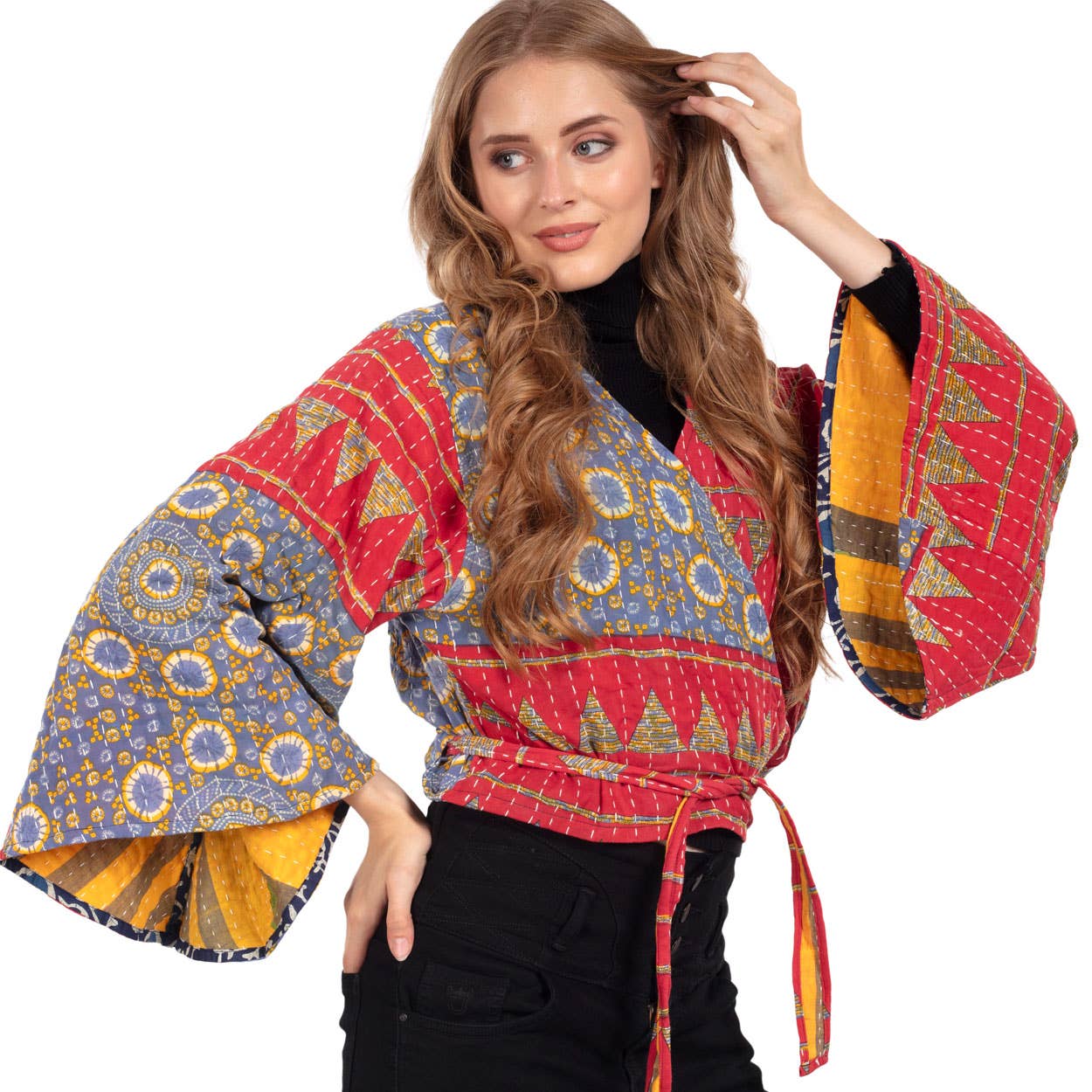 Reversible Kantha Butterfly Top