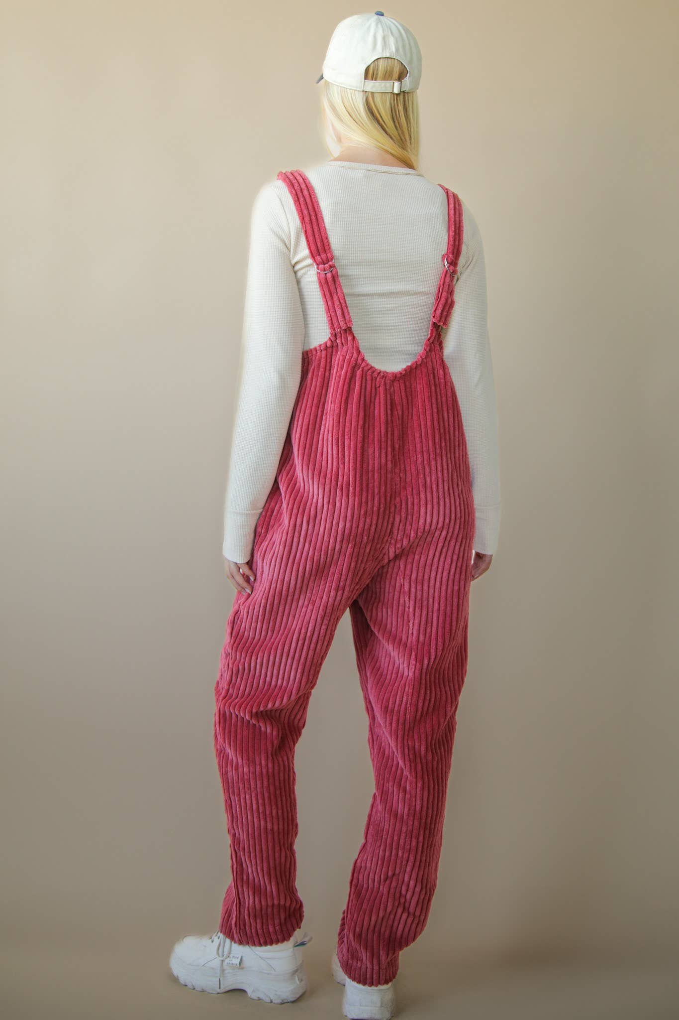 NP70513-Cozy Soft Corduroy Jumpsuits
