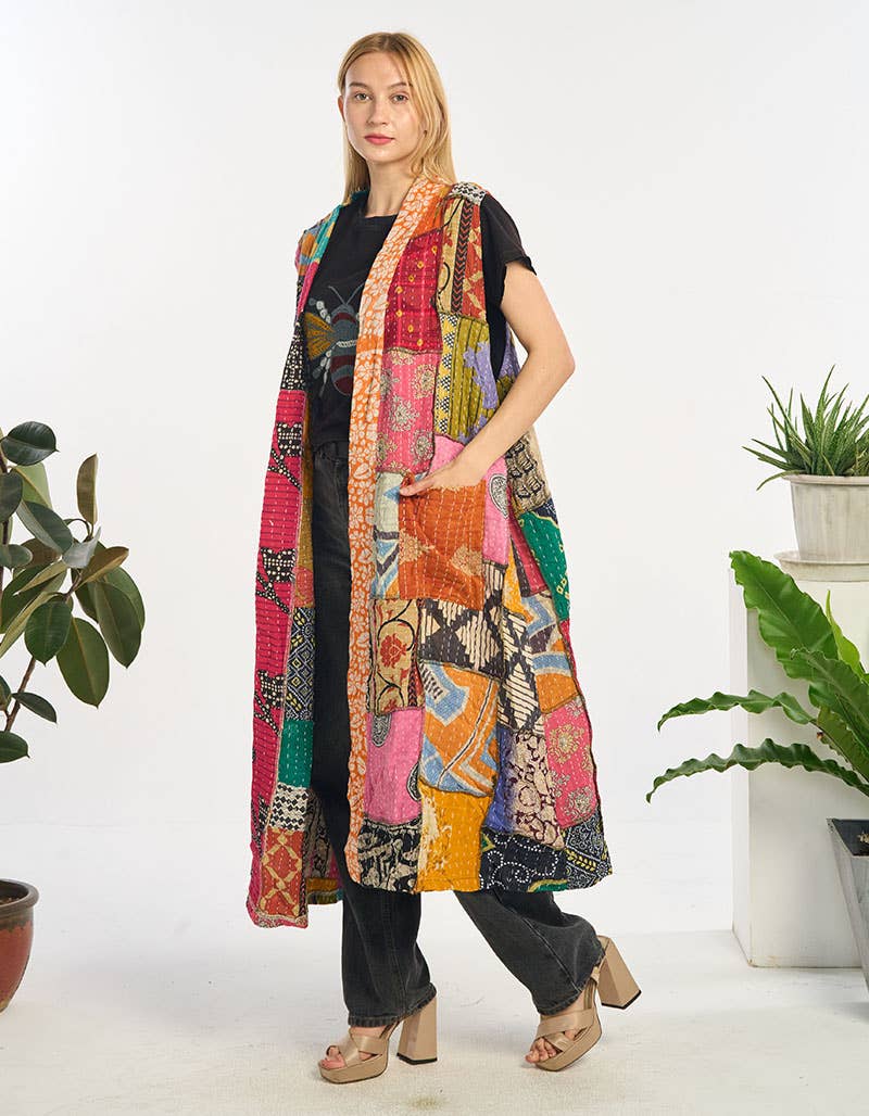 WOMENS CLOTHING-COTTON KIMONO (KT-1581)